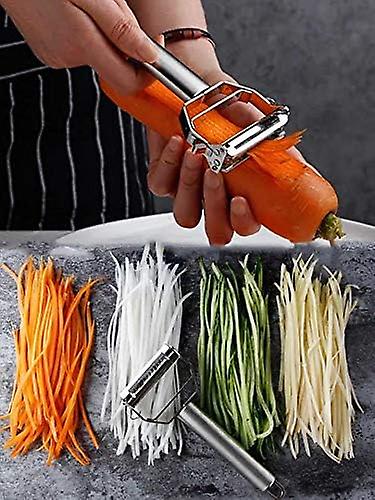 Vegetable Peelers For Kitchen Y-shaped And I-shaped Peeler For Potato， Carrot， Apple， Veggie， Fruit， With Ergonomic Safety And Control Handle