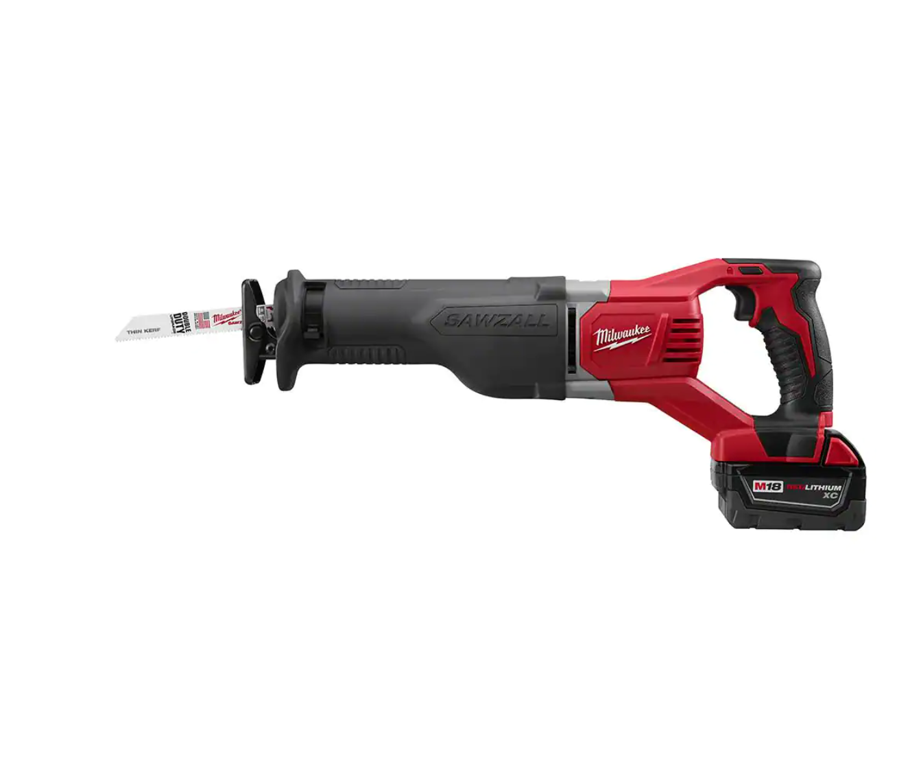 Milwaukee 2621-21 M18 18V Lithium-Ion Cordless SAWZALL Reciprocating Saw W/(1) 3.0Ah Batteries， Charger， Hard Case