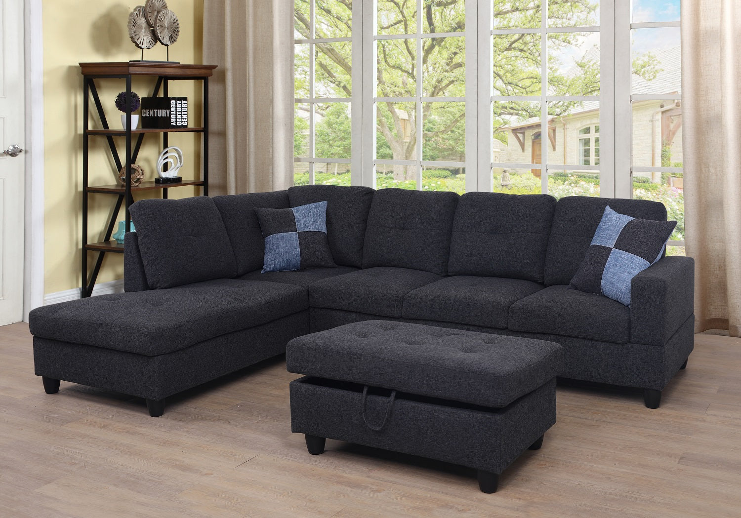 Ainehome Sectional Sofa Sectional Couch with Chaise Ottoman Sectional Sleeper Sofa Left Hand Facing