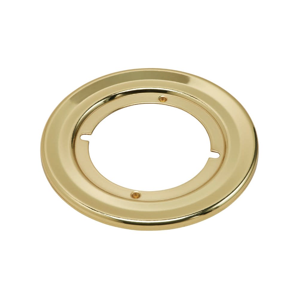 Kwikset Polished Brass Door Knob Round Trim Rosette 1pk ;