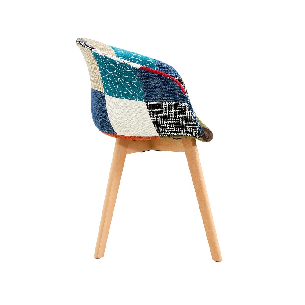 Dining chair  Patchwork Seat   High living room Chair