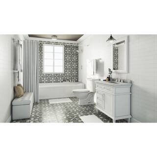 KOHLER Archer 60 in. x 32 in. Soaking Bathtub with Right-Hand Drain in White K-1123-RA-0