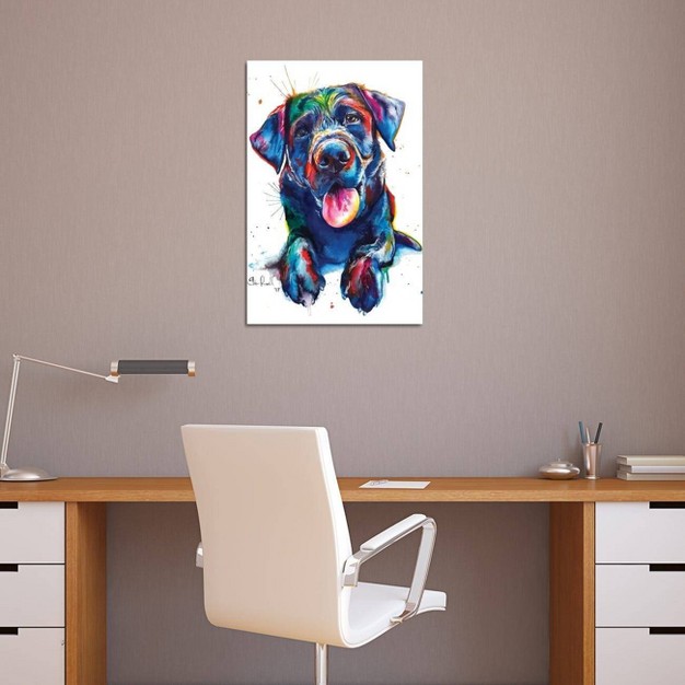 Black Lab Ii By Weekday Best Unframed Wall Canvas Icanvas