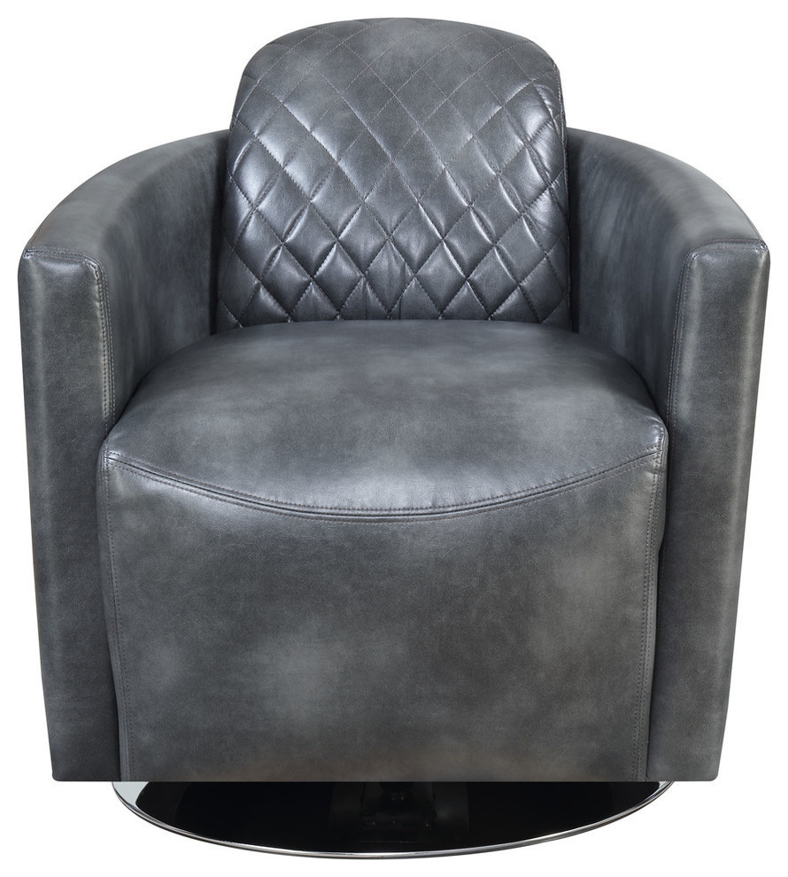 Emerald Home Dundee Swivel Chair   Contemporary   Armchairs And Accent Chairs   by Lorino Home  Houzz