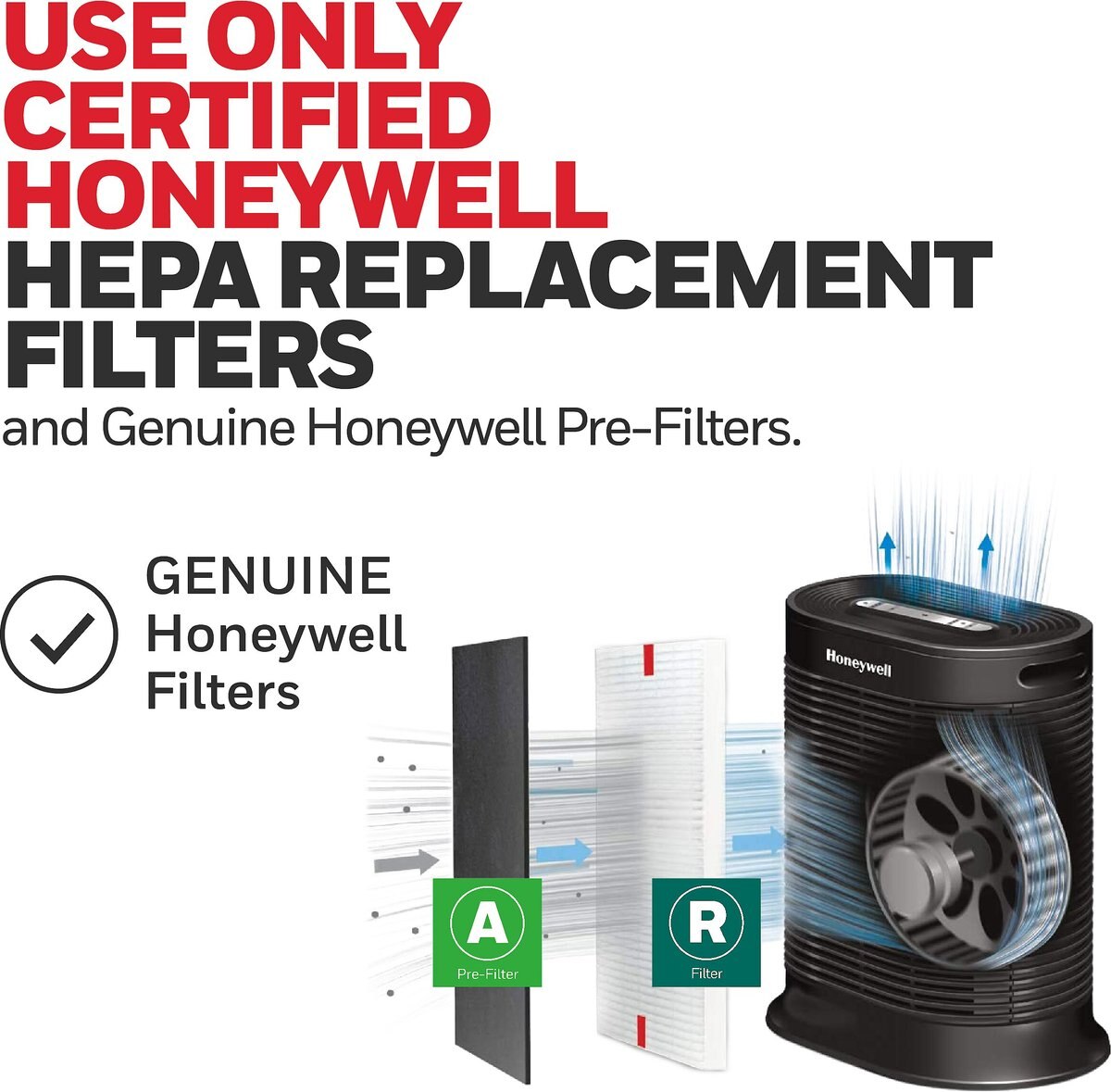 Honeywell HPA300 Series HEPA Extra-Large Room Air Purifier