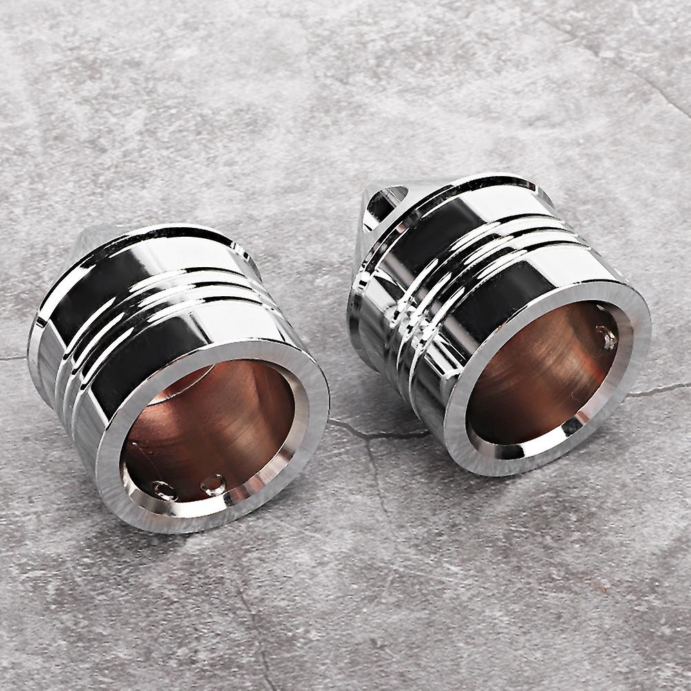 Motorcycle Axle Cover Chrome Thin Cut Nut Black Replacement Accessory(electroplate)