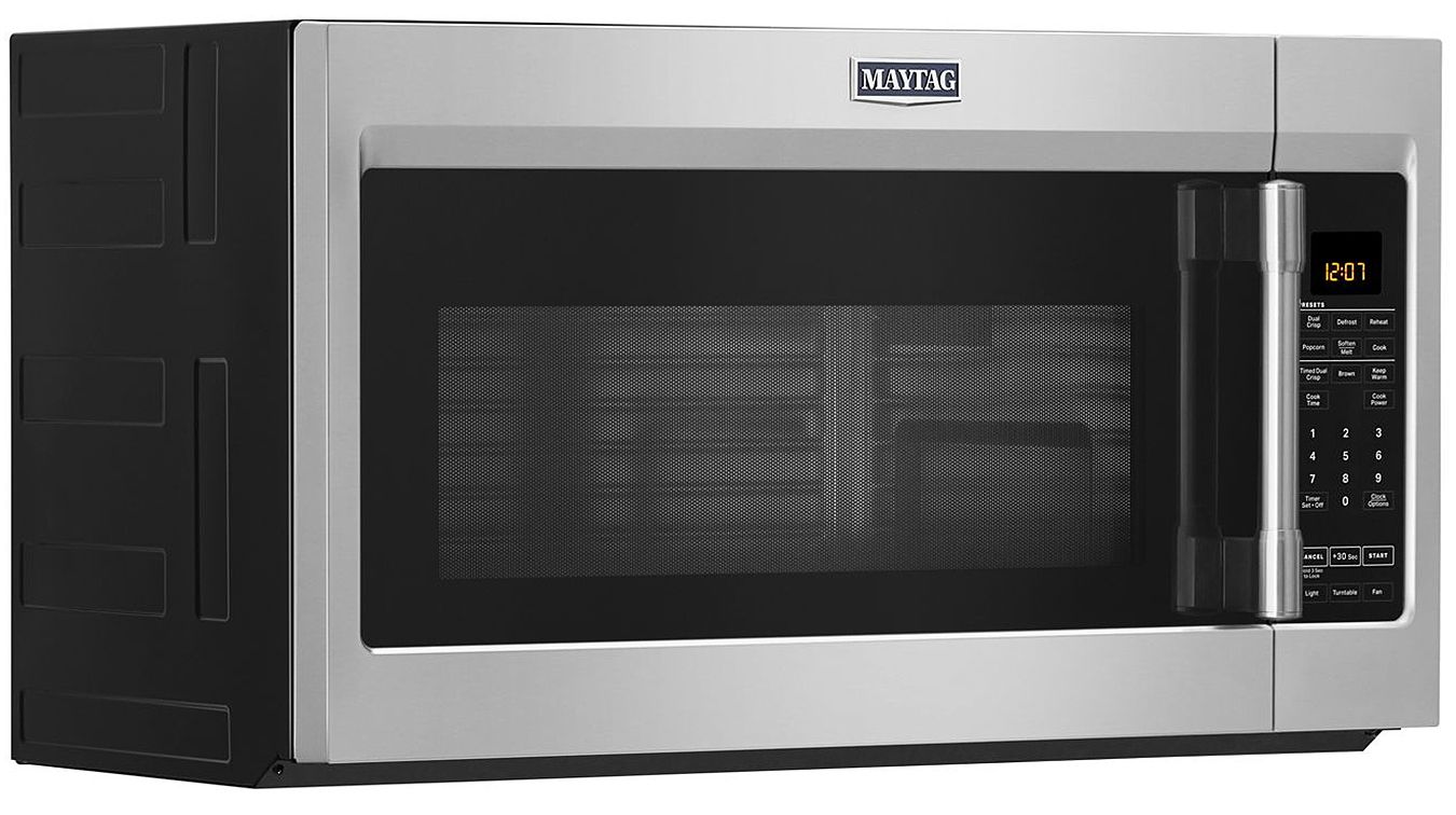 Maytag 1.9 Cu. Ft. Fingerprint Resistant Stainless Steel Over-The-Range Microwave With Dual Crisp Feature