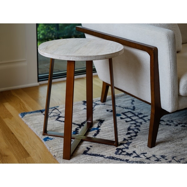 Posh Pollen Ross Round Side Table