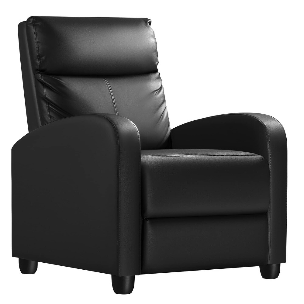 Recliner Chair  Recliner Sofa PU Leather for Adults  Recliners Home Theater Seating with Lumbar Support  Reclining Sofa Chair