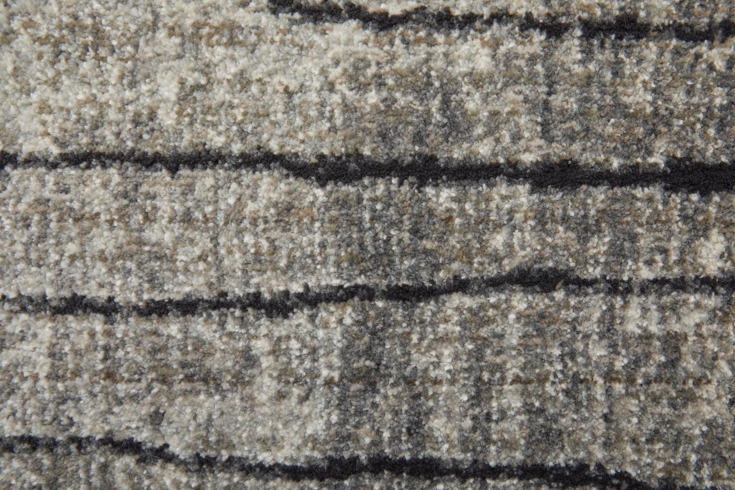 Kiba Abstract Gray/Black/Taupe Rug