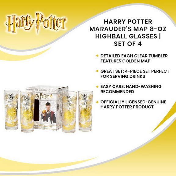 Seven20 Harry Potter Marauder's Map 8 Oz Highball ...