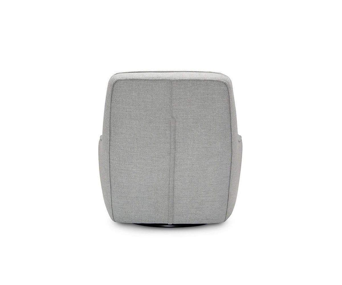 Rost Swivel Chair - Light Grey/Blue