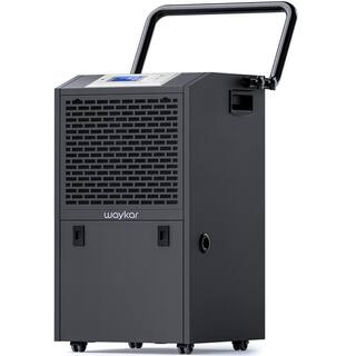 waykar Automatic Defrost 155-Pint Commercial Industrial Dehumidifier With Water Tank And Garden House For 7500 sq. ft. HDCX-PD606B