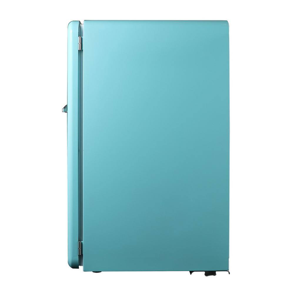 Frigidaire 3.2 cu. ft. Retro Mini Fridge in Blue with Freezer EFR372-BLUE-COM