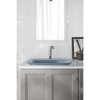 KOHLER Composed Single-Hole Single-Handle Tall Vessel Bathroom Faucet with Lever Handle and Drain in Polished Chrome K-73168-4-CP