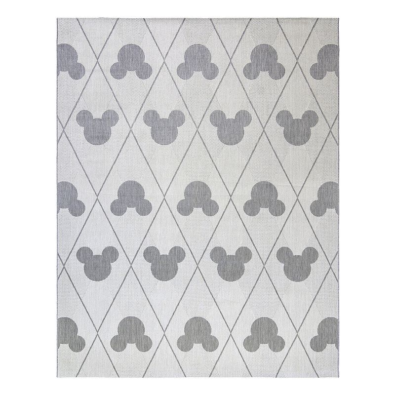 Disney's Mickey Mouse Argyle Indoor Outdoor Rug