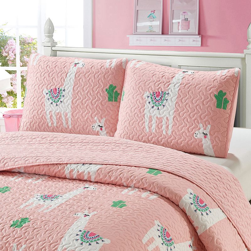 Harper Lane Cool Llama 2-piece Quilt Set Twin