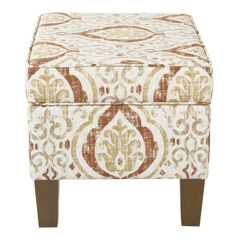 HomePop Medallion Square Ottoman