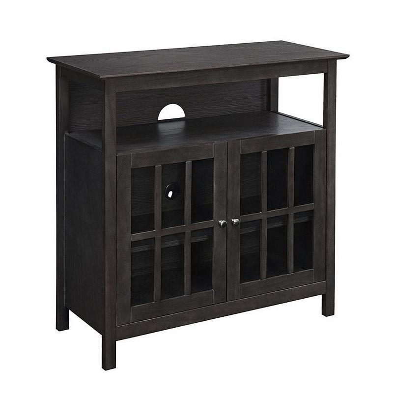 Convenience Concepts Big Sur Highboy TV Stand， Black