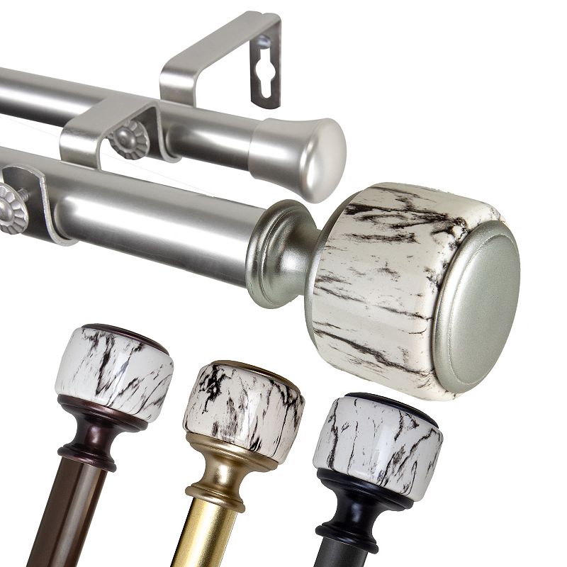 Rod Desyne 1 Josephine Double Curtain Rod