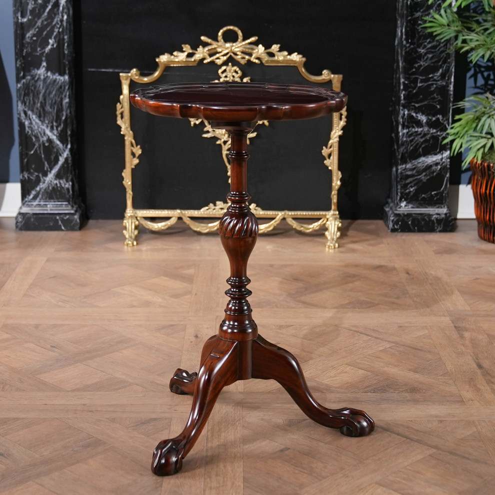 NSI096 Pie Crust Table   Traditional   Side Tables And End Tables   by Niagara Furniture  Houzz