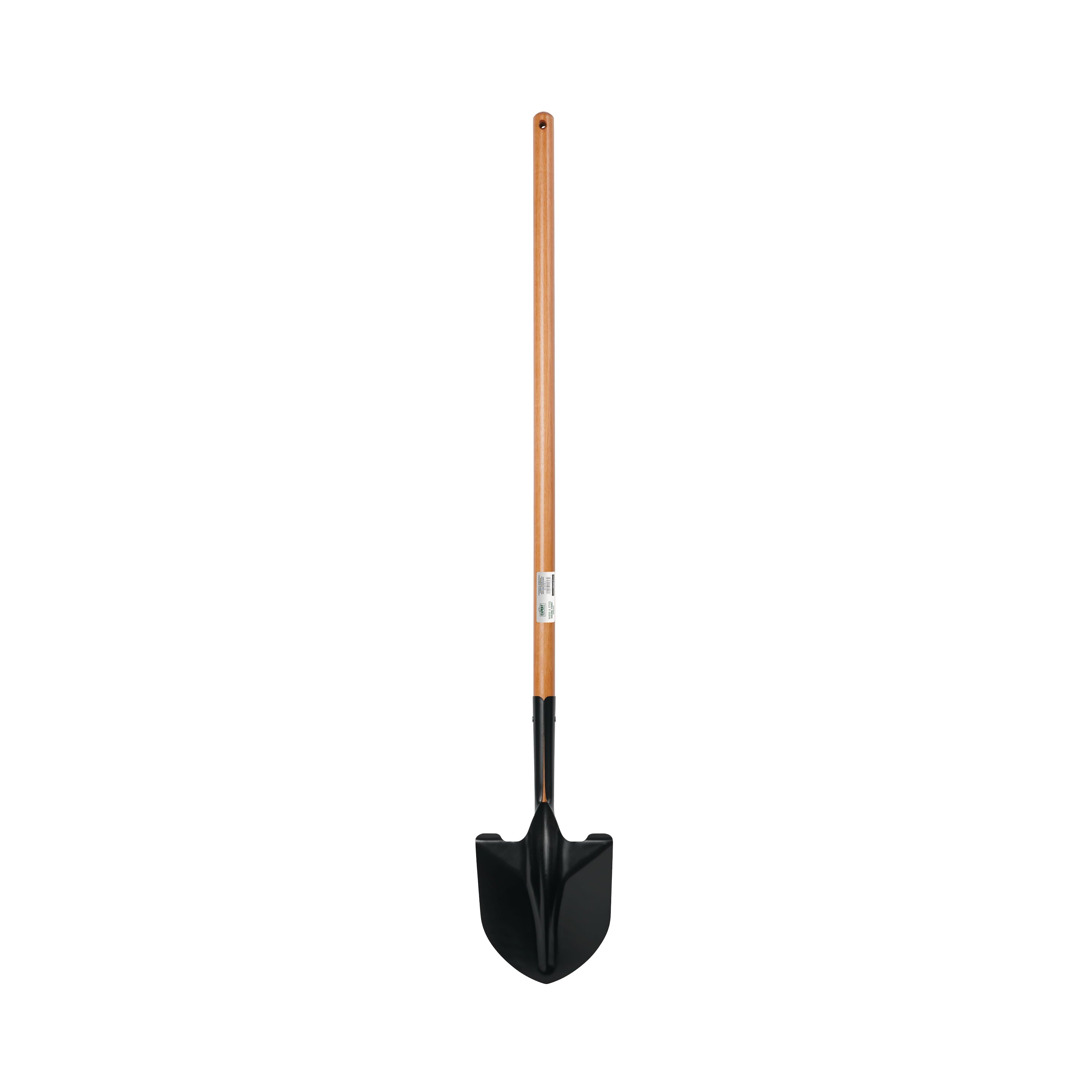 Expert Gardener Wood & Steel Round Point Shovel