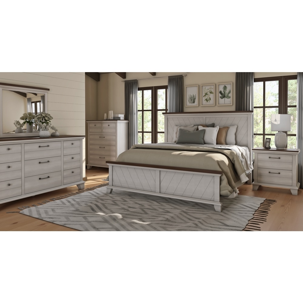 The Gray Barn Overlook Rustic 5-piece Bedroom Set - - 26386255