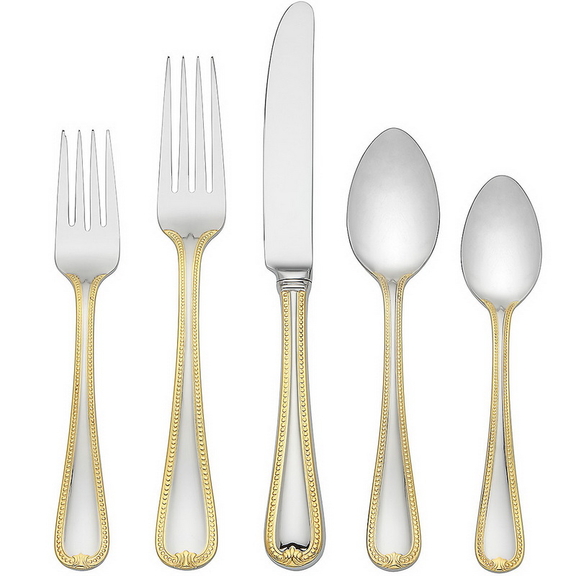 Lenox 6056188 Vintage Jewel Gold  1745 piece Pla...