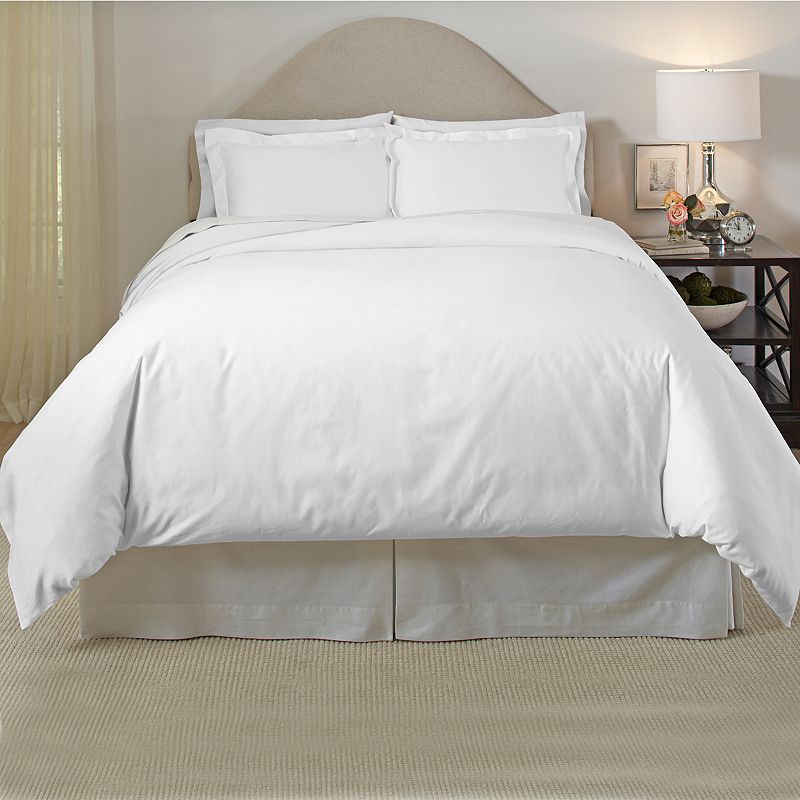 Pointehaven 410 Thread Count Cotton Duvet Cover Set