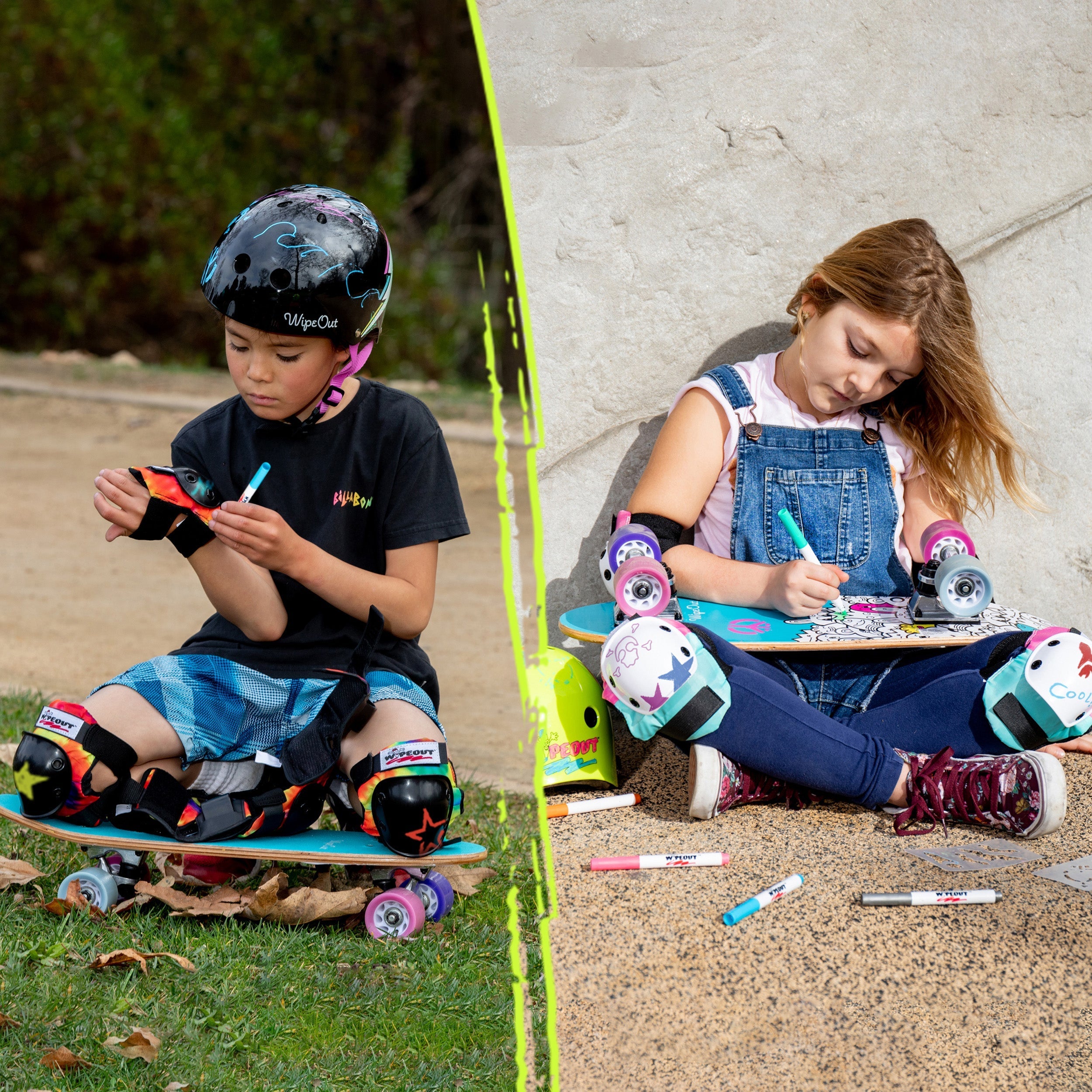 Wipeout™ Dry Erase Skateboards