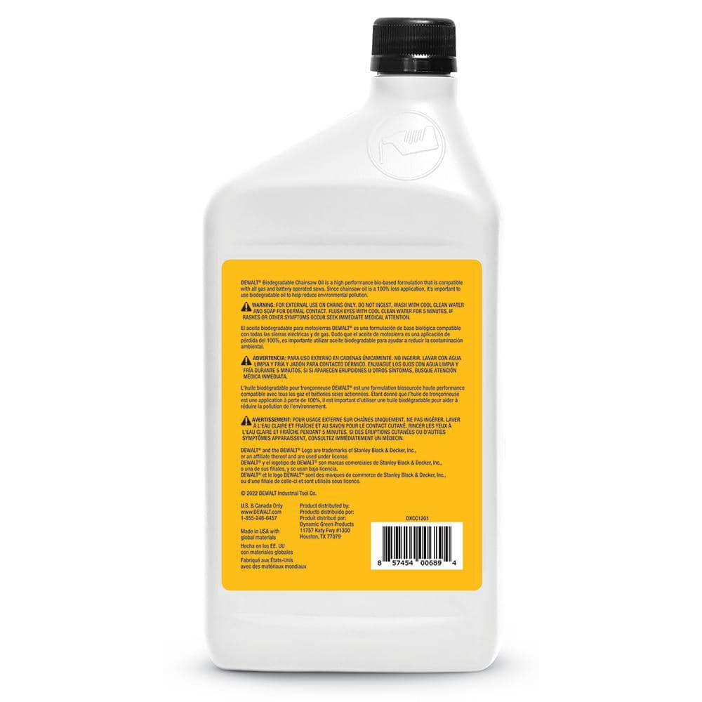 DEWALT 12pack 32 oz Biodegradable Bar and Chain Oil