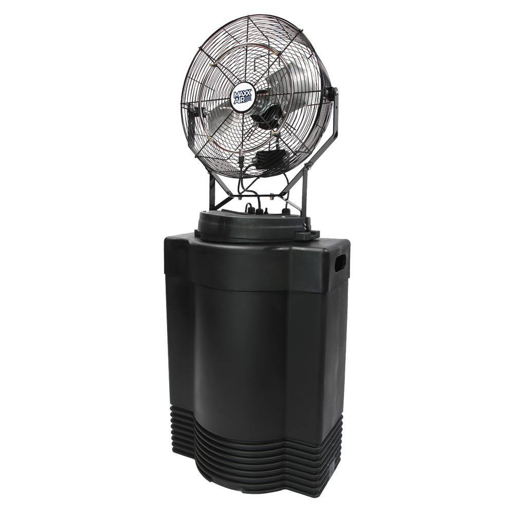 Maxx Air Mid Pressure 18 in. Misting Fan with Tank CDMP1840GRY