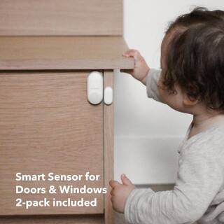 ecobee Smart Sensor for Doors and Windows 2 Pack Wifi Contact Sensor for Home Security Compatible with ecobee Smart Thermostats EB-DWSHM2PK-01