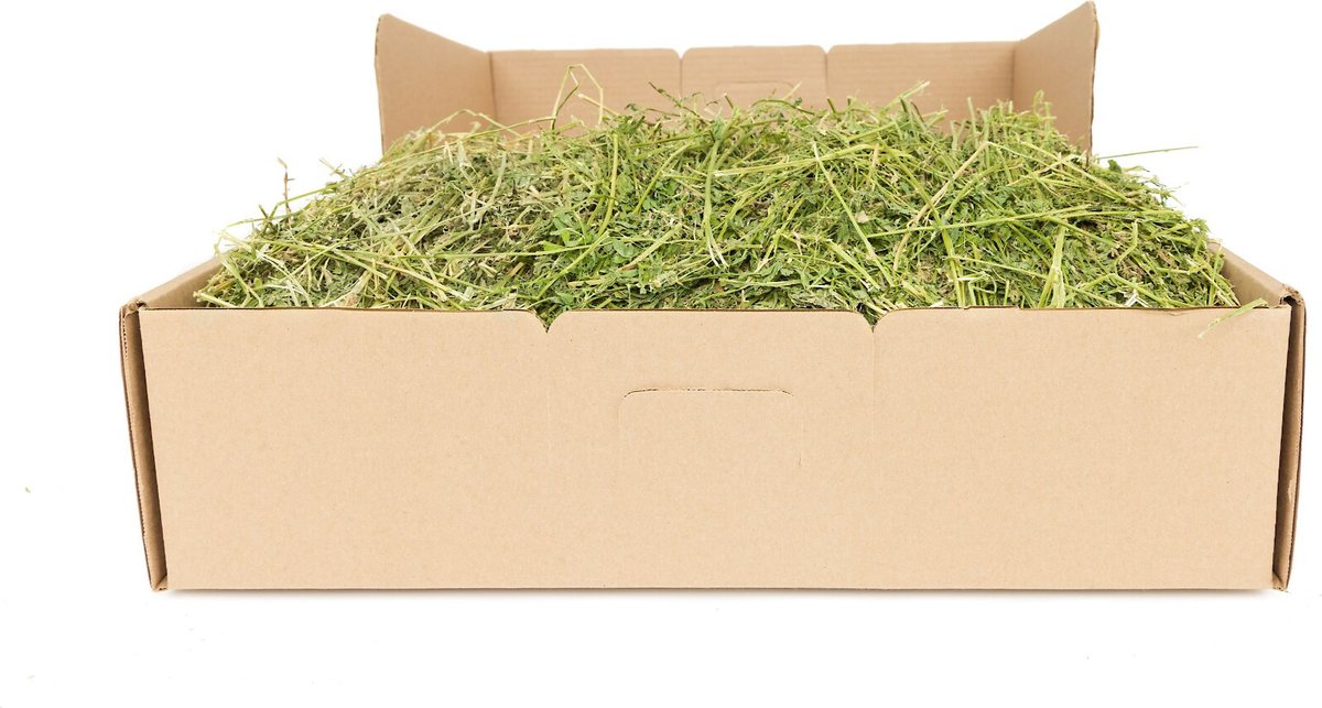 BM Hay Alfalfa Hay Small Pet Food， 8-lb box