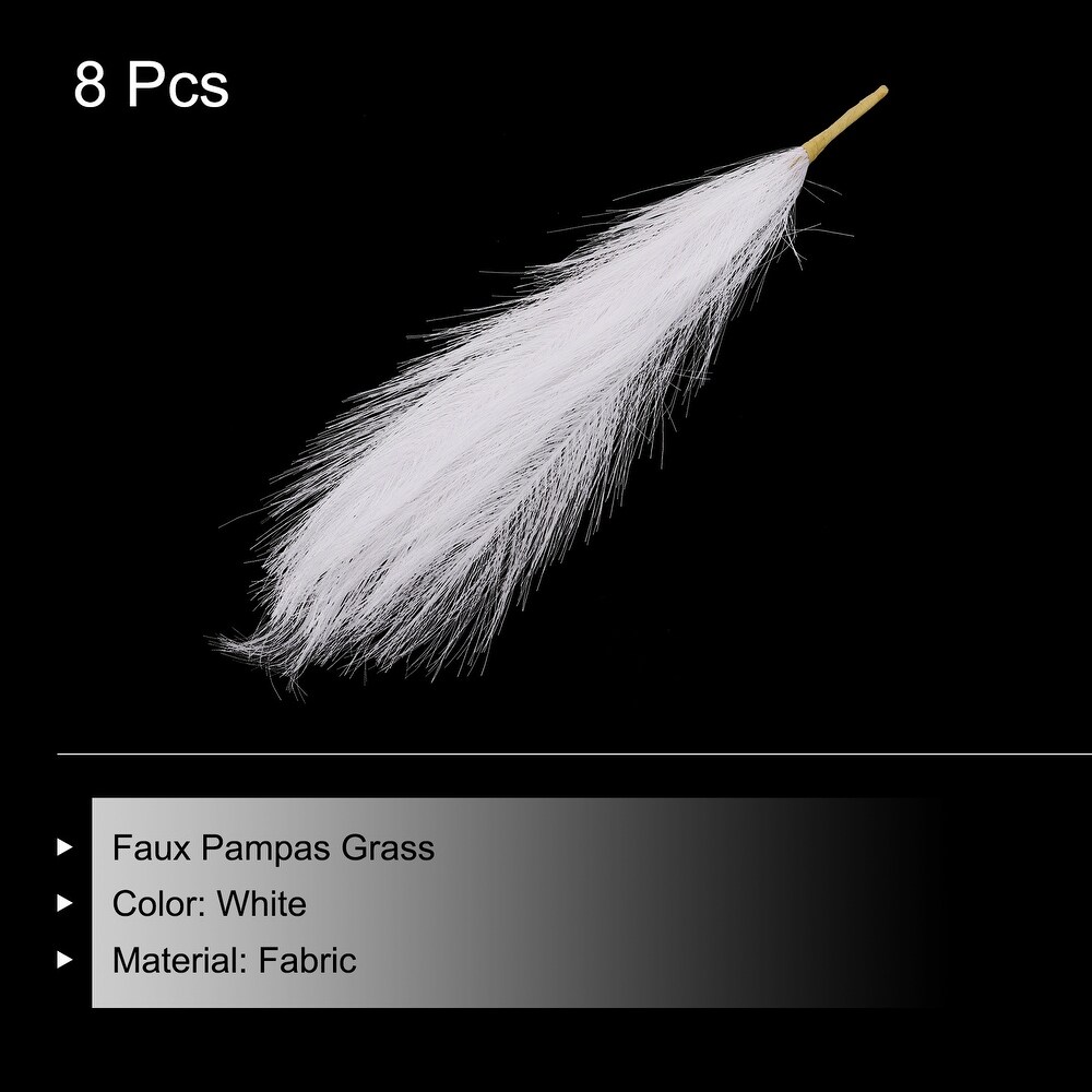 8Pcs Pampas Grass 17.7\