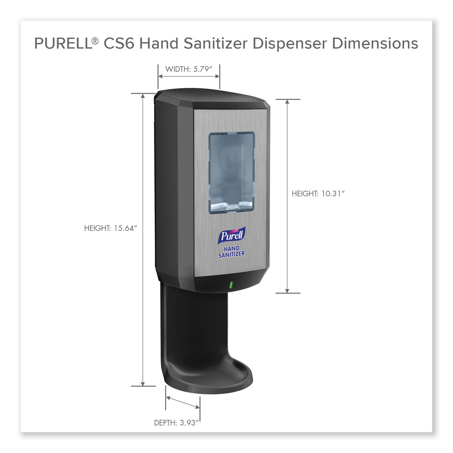 CS6 Hand Sanitizer Dispenser by PURELLandreg; GOJ652401