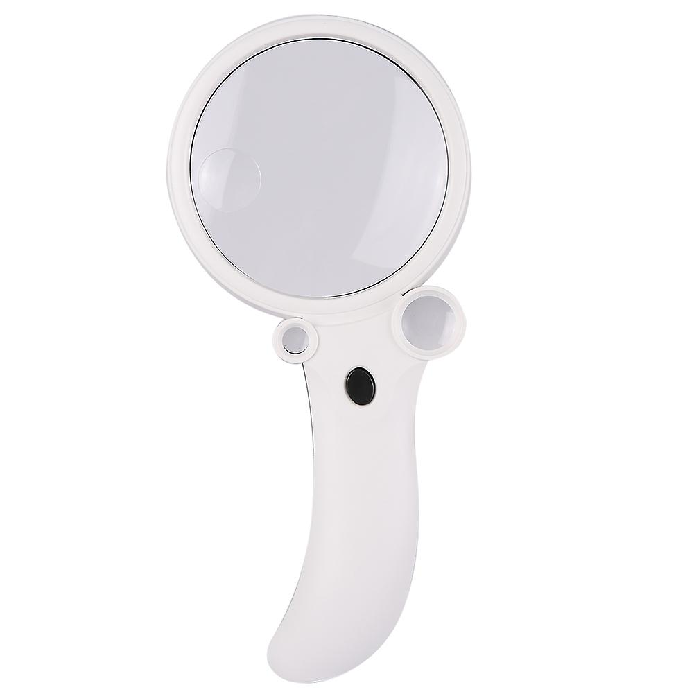 Handheld Magnifying Glass Reading Jewelry Repairing Magnifier With Counterfeit Detector