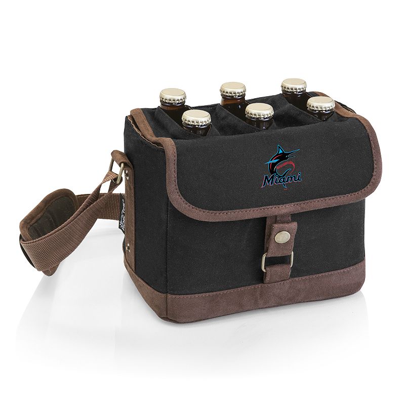 Miami Marlins Beer Caddy Cooler Tote with Opener