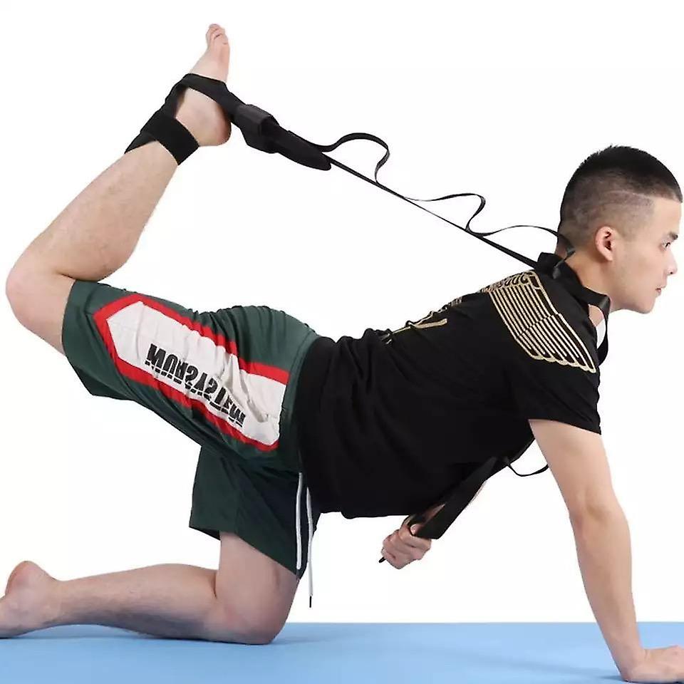 Yoga leg stretcher strap belt