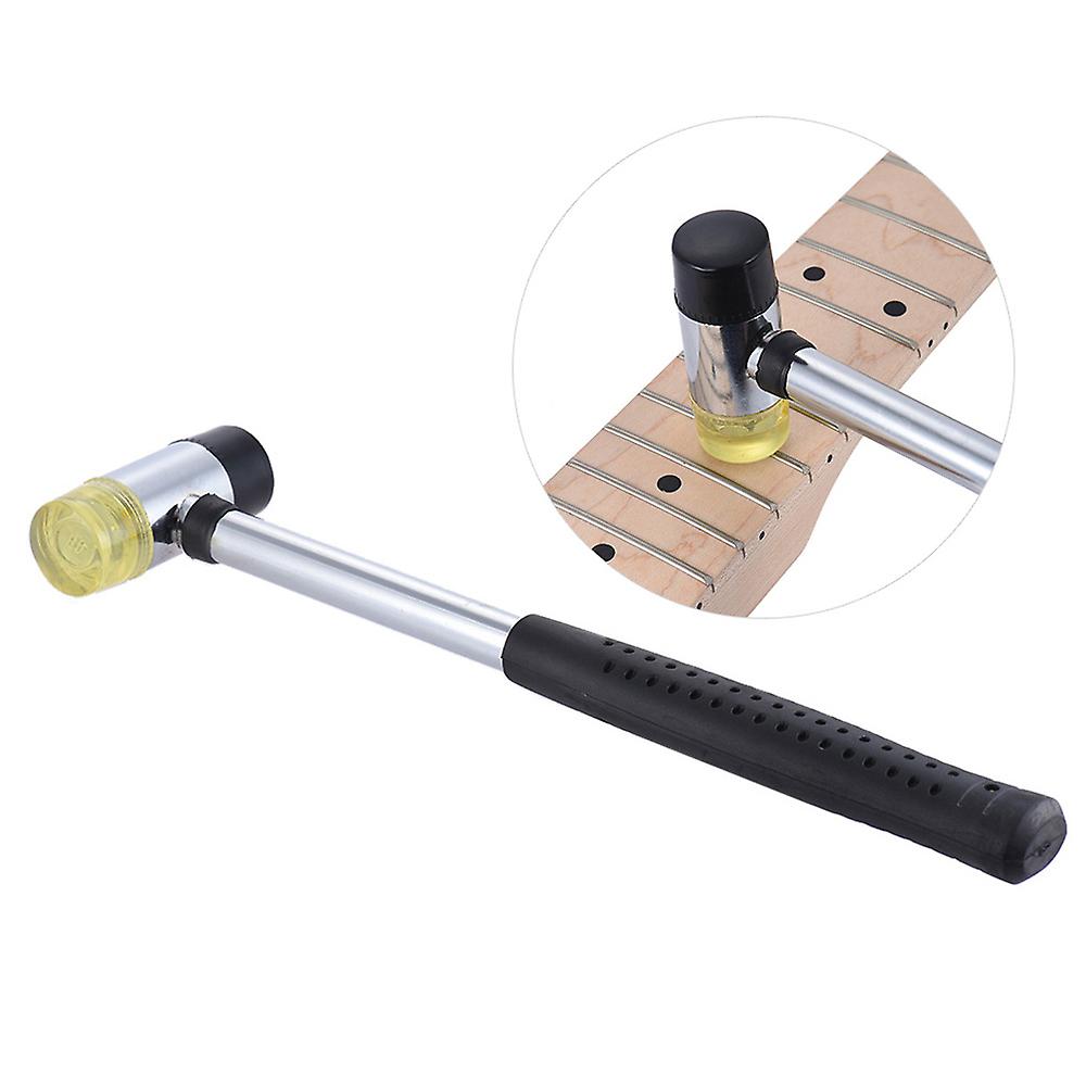 Double Headed Rubber Hammer Mallet Detachable Replaceable Fret Fretboard Fretwork Installing Tool For Guitar Bass Ukelele Mandolin