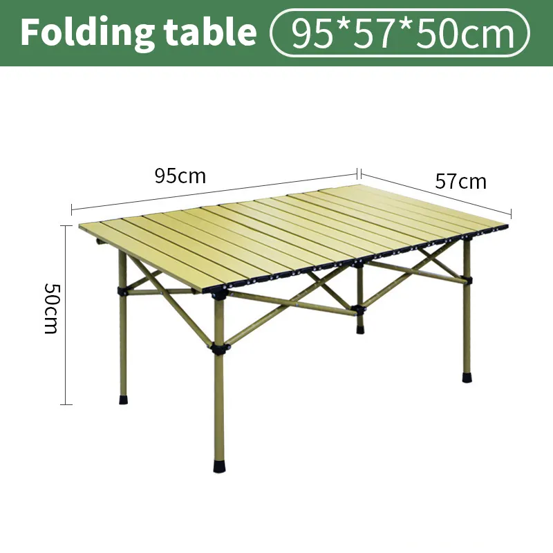 Portable camping tables and chairs Picnic tables with wood grain outdoor folding tables