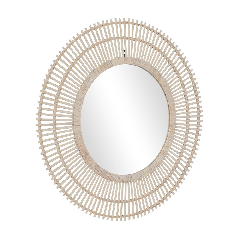 Rattan Bohemian Wall Mirror