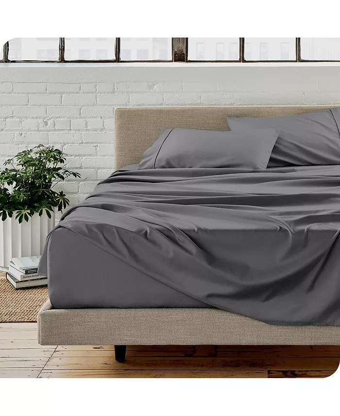 Bare Home Ultra-Soft Double Brushed Dual-Pocket Full Sheet Set