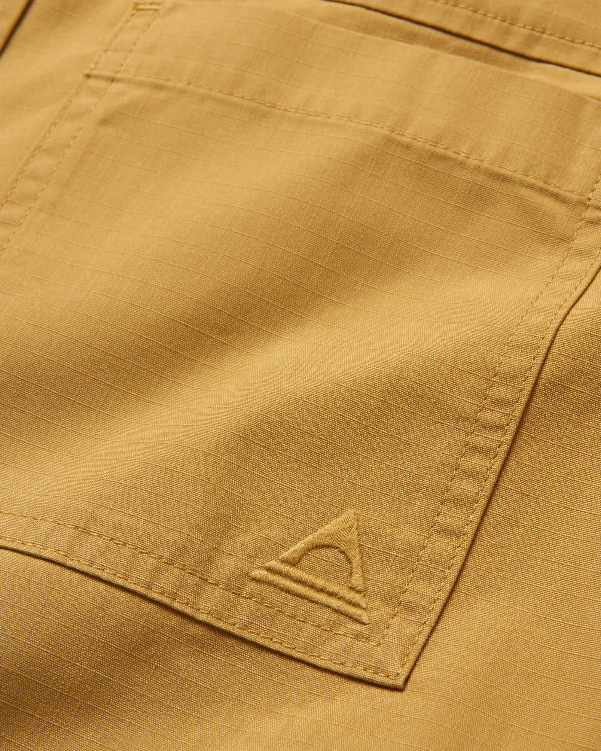 Way Ripstop Short Sleeve Shirt - Mustard Gold