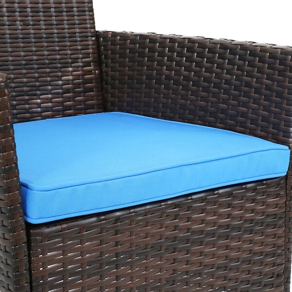 Sunnydaze Dunmore 4Piece Patio Set with Cushions