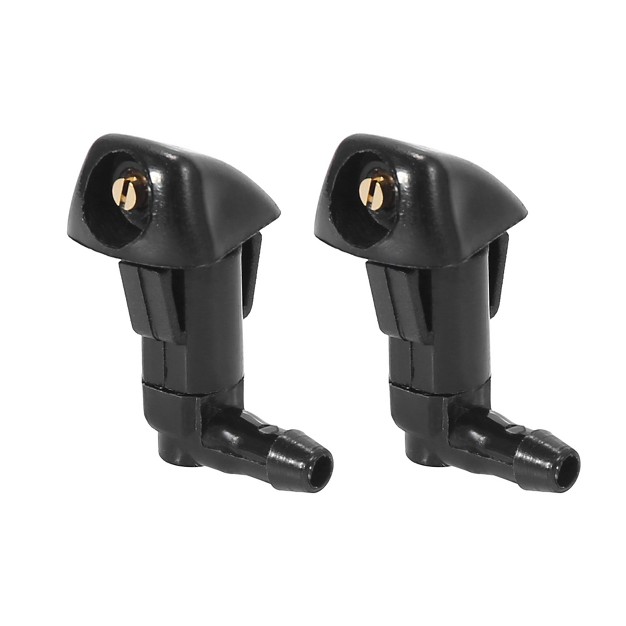 Unique Bargains Front Windshield Wiper Nozzles For Honda Accord For Acura Tl Black Pack Of 2