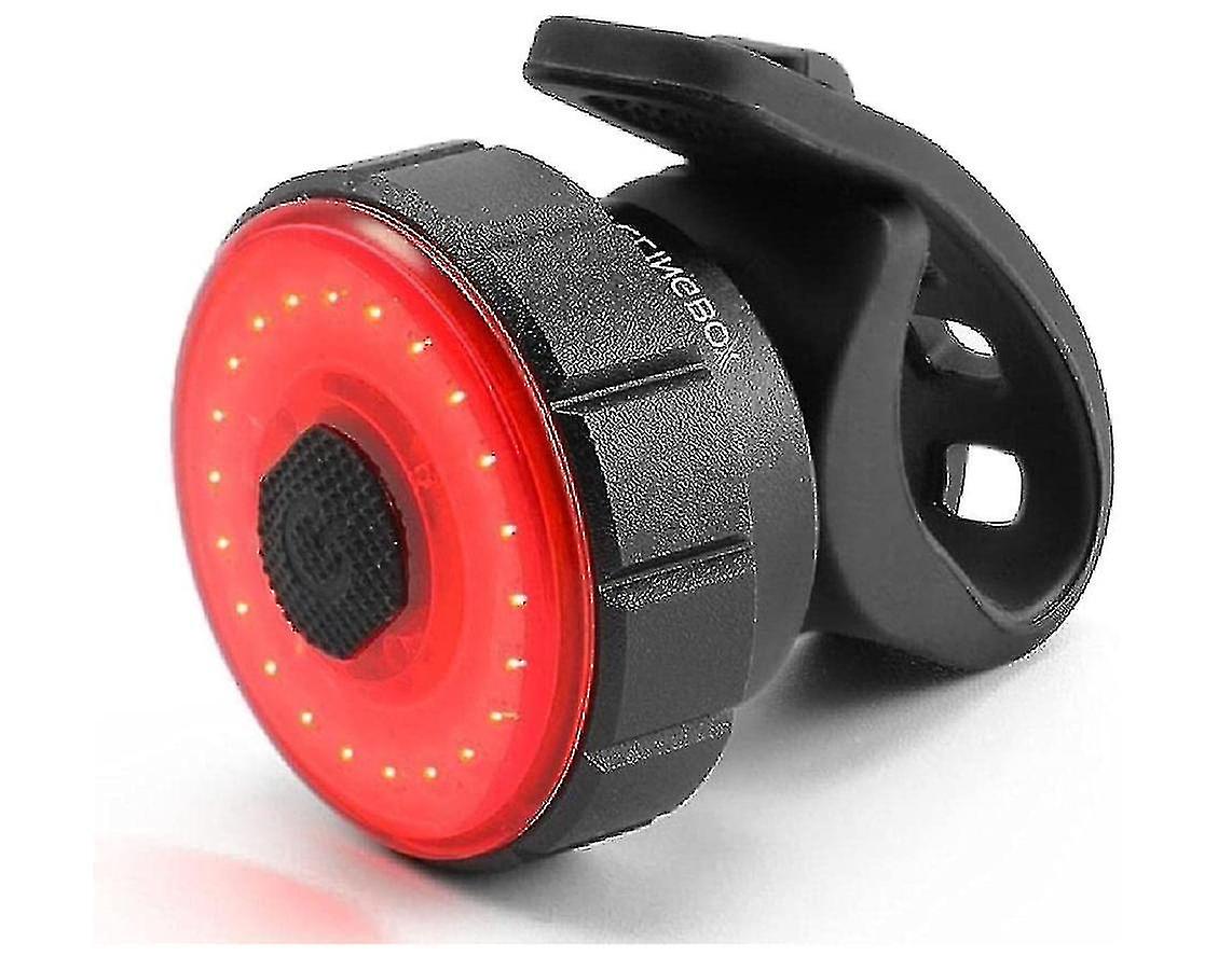 Brake Sensing Rear Lights Smart Bike Tail Light Extra Bright Led Warning Bicycle Flashlight Usb Rechargeable Road Cycling Lights(black)