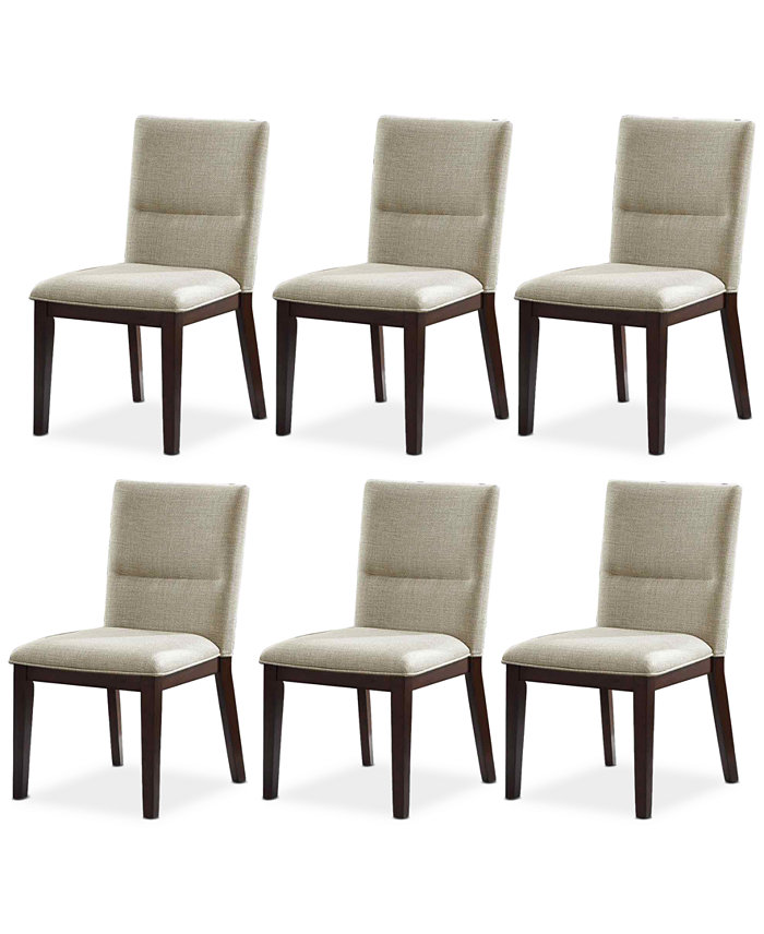 Furniture Amy Grey Dining Chair 6-Pc. Set (6 Side Chairs)