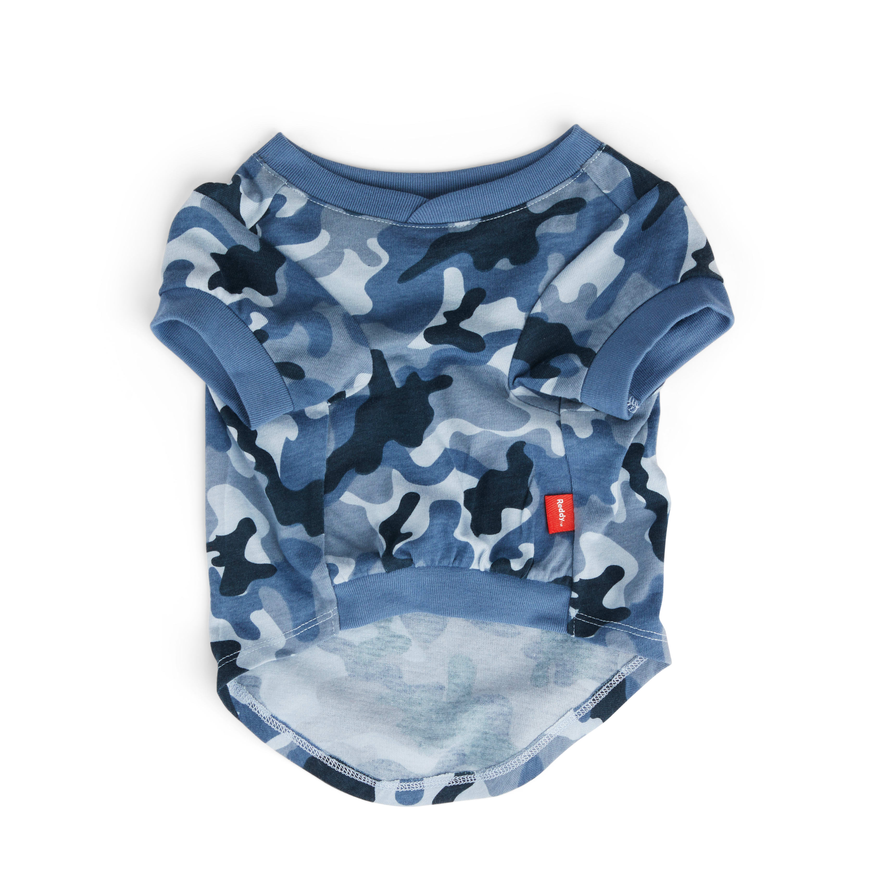 Reddy Blue Camo Partner in Crime Dog Tee， X-Small