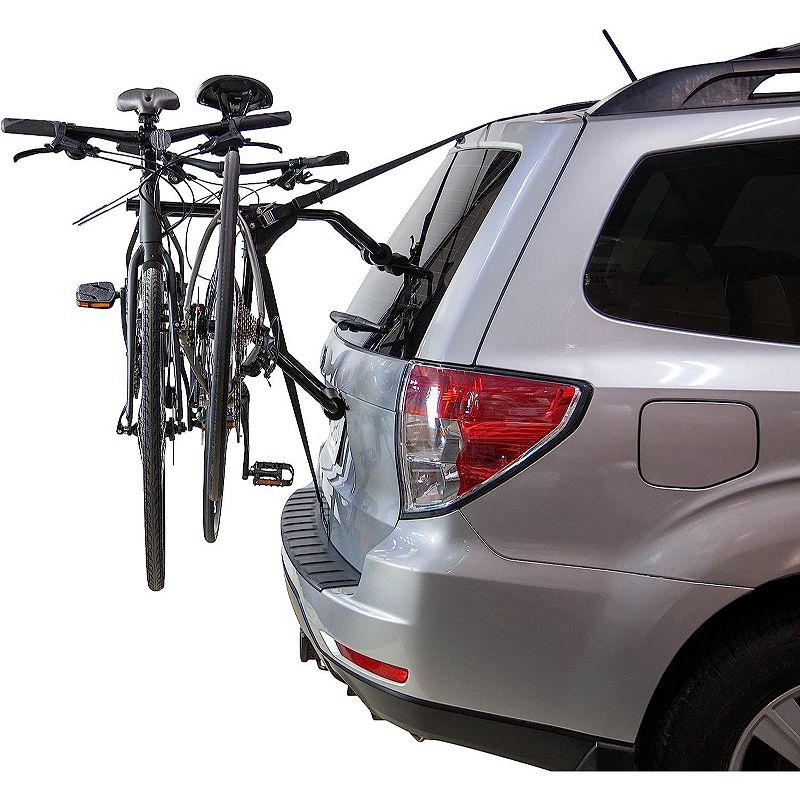 Saris Guardian Car and SUV's Trunk Bike Rack， Bike Cargo Rack， 2 Bikes - Black